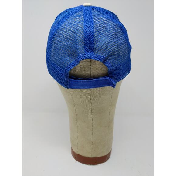Utility Supply Company Mesh Back Strapback Hat Prime Cap Blue - Picture 6 of 10